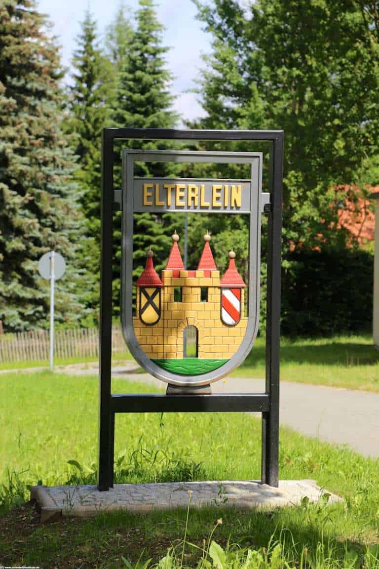 das Stadtwappen von Elterlein