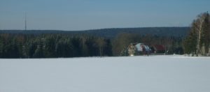 die Black Lake Lodge im Erzgebirge